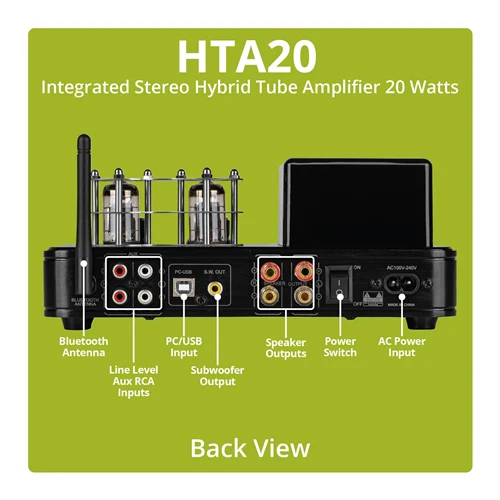 Dayton - HTA20 Integrated Stereo Hybrid Tube Amplifier 20 Watts  *AVAILABLE FOR IN-STORE PICK-UP ONLY* (Electronics) - Image 3
